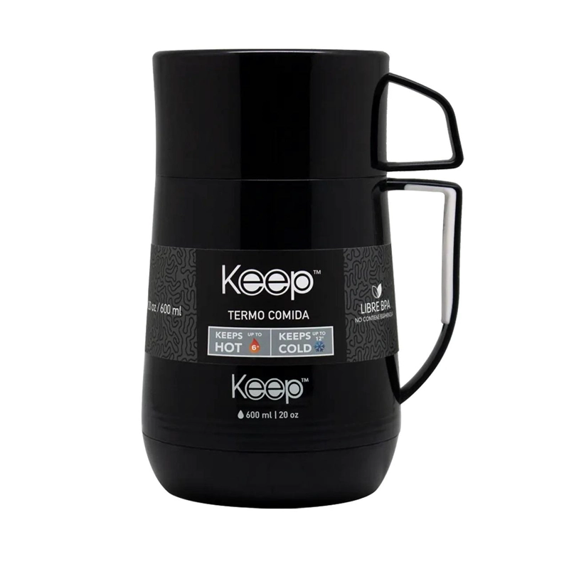 TERMO COMIDA PP 600ML COLORES KEEP - TURQUESA - TAMAÑO UNICO - 3