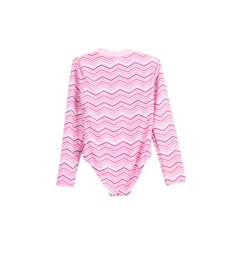 TRAJE BAÑO BODY INFANTIL MANGA LARGA BARBIE THE BRANDS - ROSADO - 10 - 2