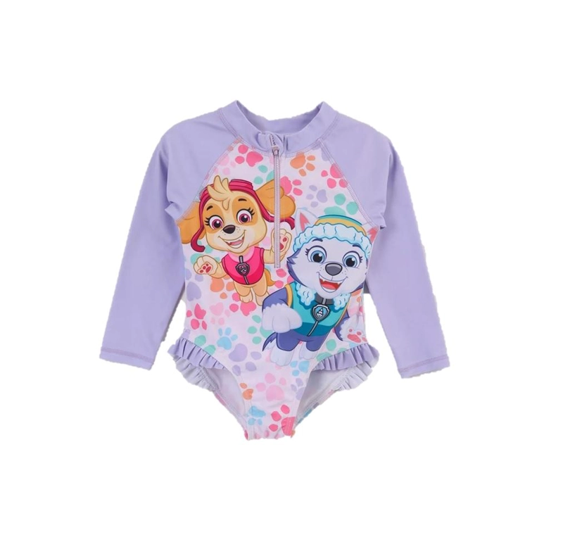 TRAJE BAÑO BODY INFANTIL MANGA LARGA PAW PATROL THE BRANDS - MORADO - 4 - 1