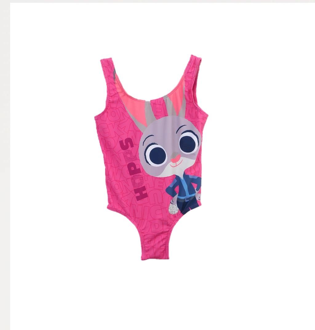 TRAJE BAÑO CLASICO INFANTIL ZOOTOPIA THE BRANDS - ROSADO - 10 - 1