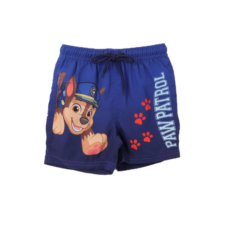 TRAJE BAÑO SHORT INFANTIL PAW PATROL THE BRANDS - AZUL - 6 - 1