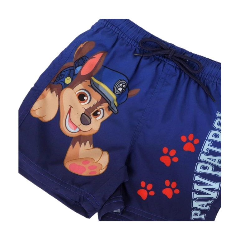 TRAJE BAÑO SHORT INFANTIL PAW PATROL THE BRANDS - AZUL - 6 - 3