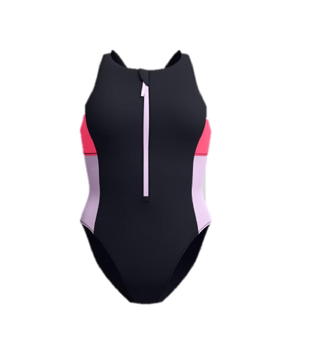 TRAJE BAÑO CLASICO MUJER ZIP COLOURBLACK SPEEDO - VERDE - M - 3