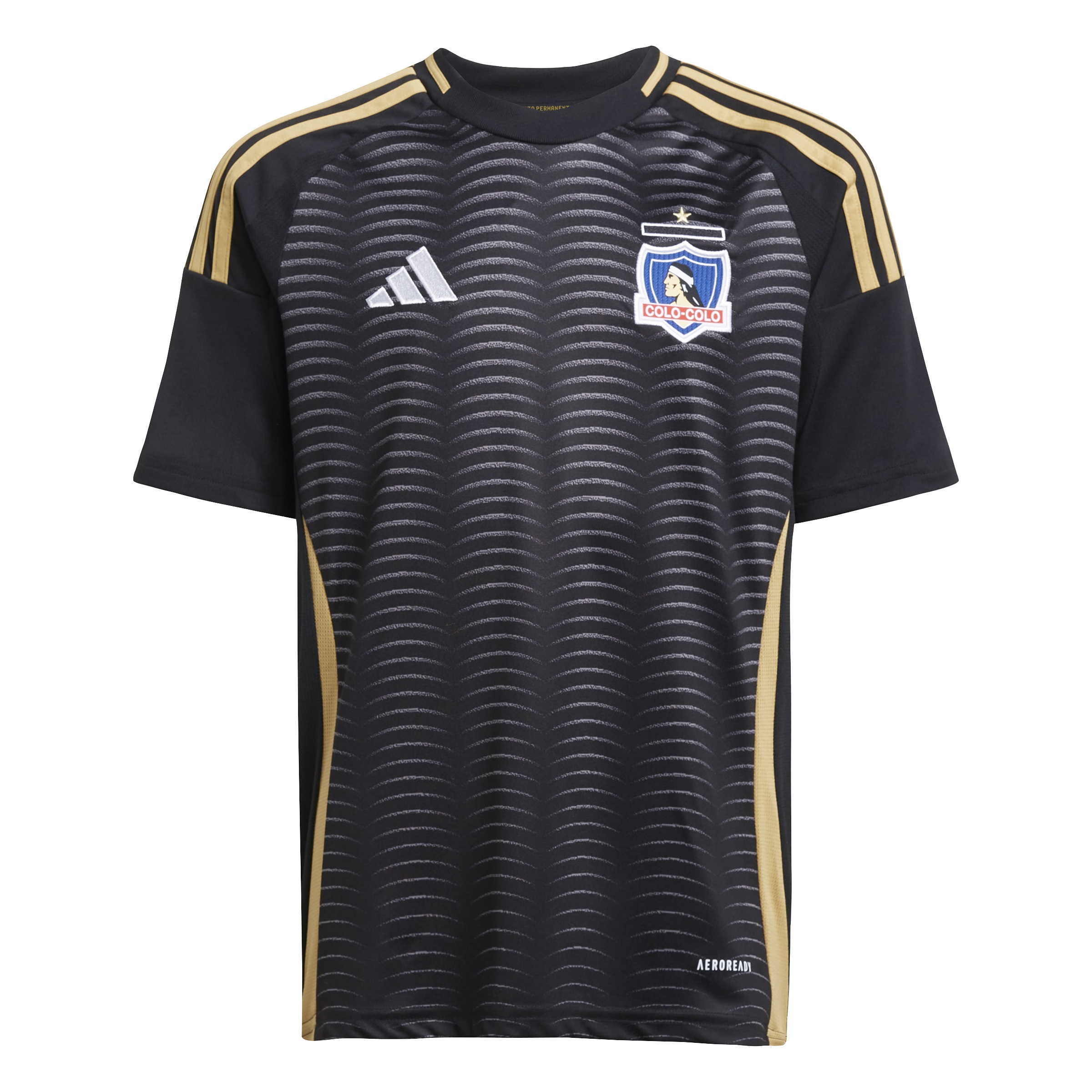 CAMISETA COLO COLO 2025 INFANTIL VISITA ORIGINAL ADIDAS - 1