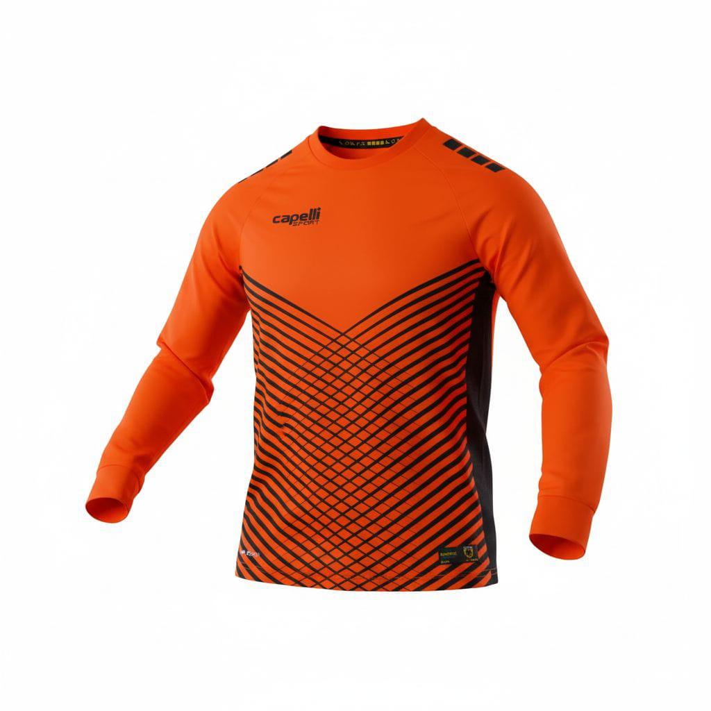 CAMISETA ARQUERO TEMPLATE 2020 2021 NIÑO NARANJO CAPELLI - 1
