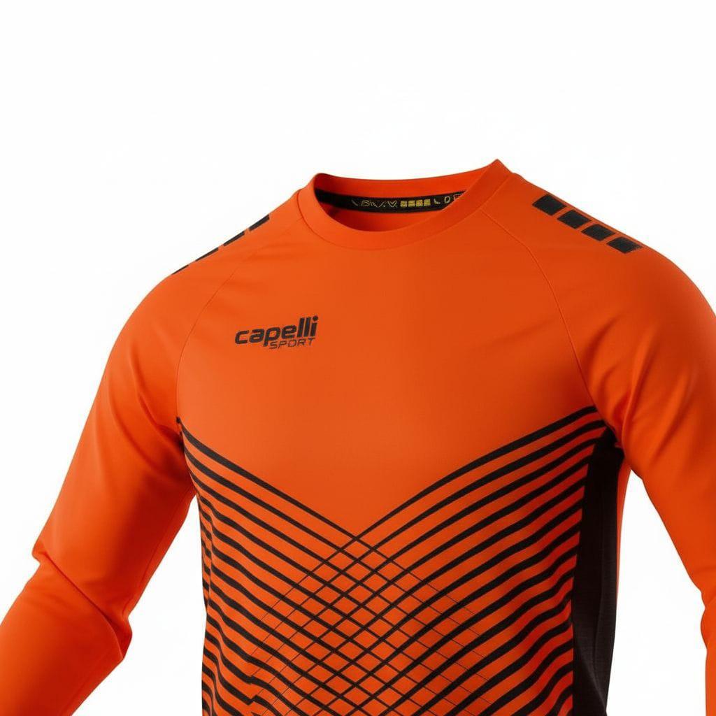 CAMISETA ARQUERO TEMPLATE 2020 2021 NIÑO NARANJO CAPELLI - 2