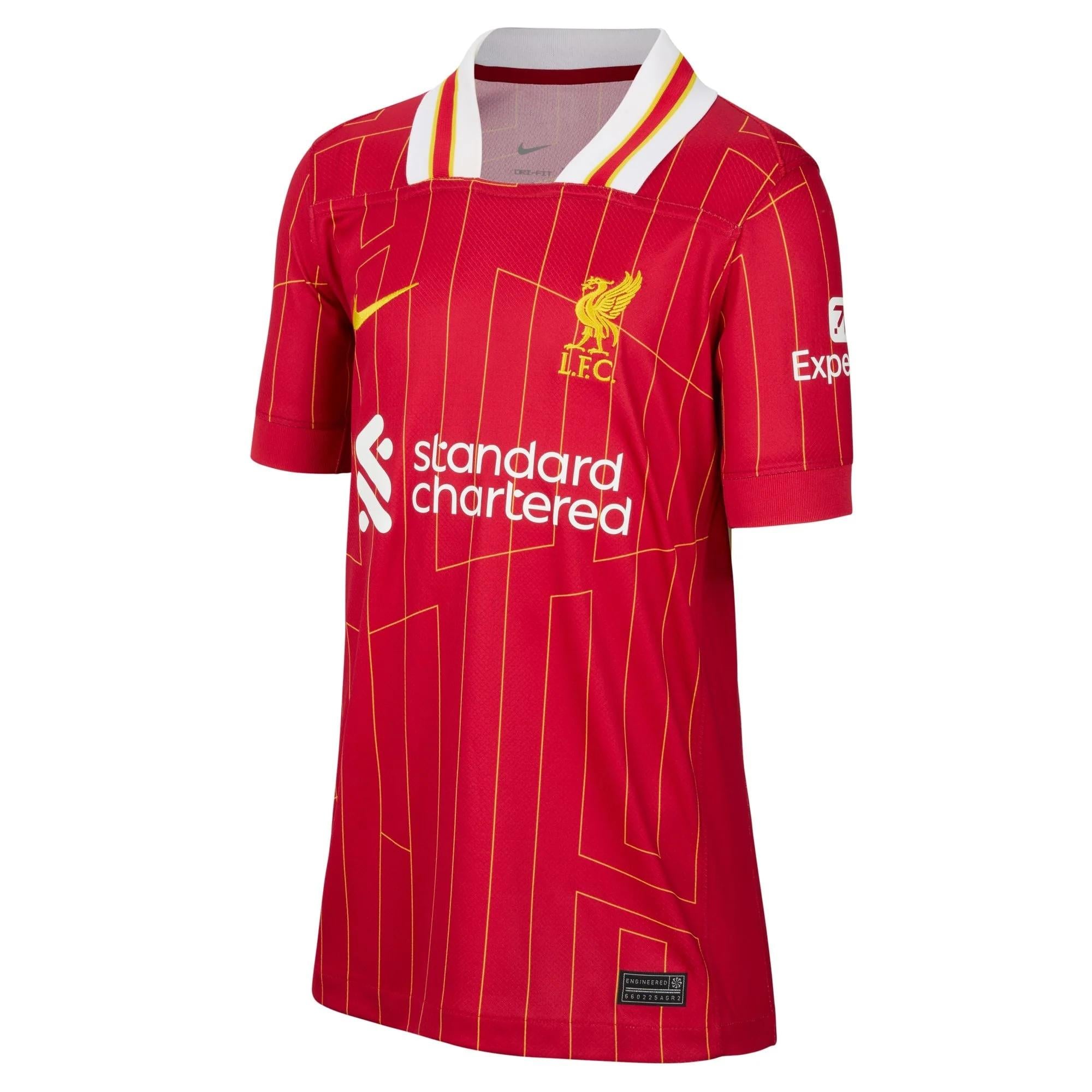 CAMISETA LIVERPOOL 2024 2025 TITULAR NIÑO ORIGINAL NIKE - 1