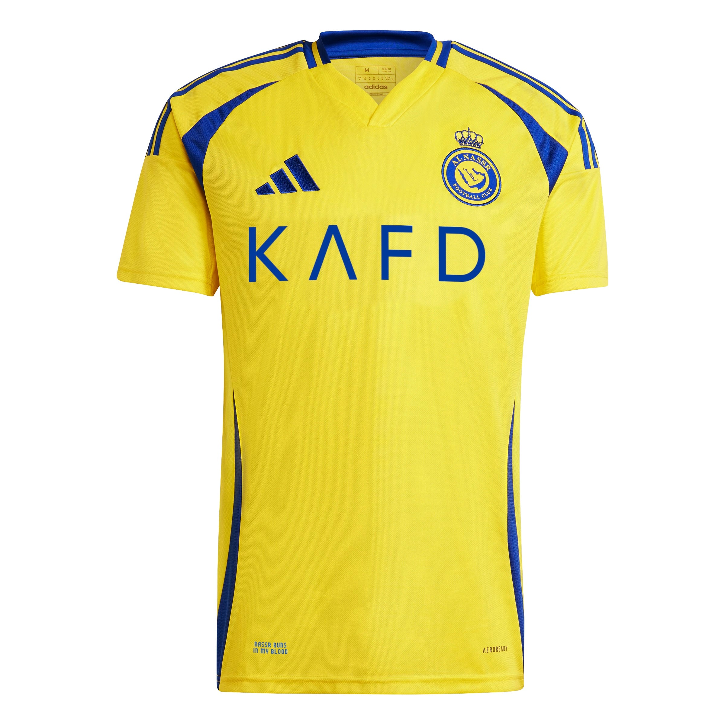 CAMISETA AL NASSR 2024 2025 TITULAR AMARILLO ORIGINAL ADIDAS - 1