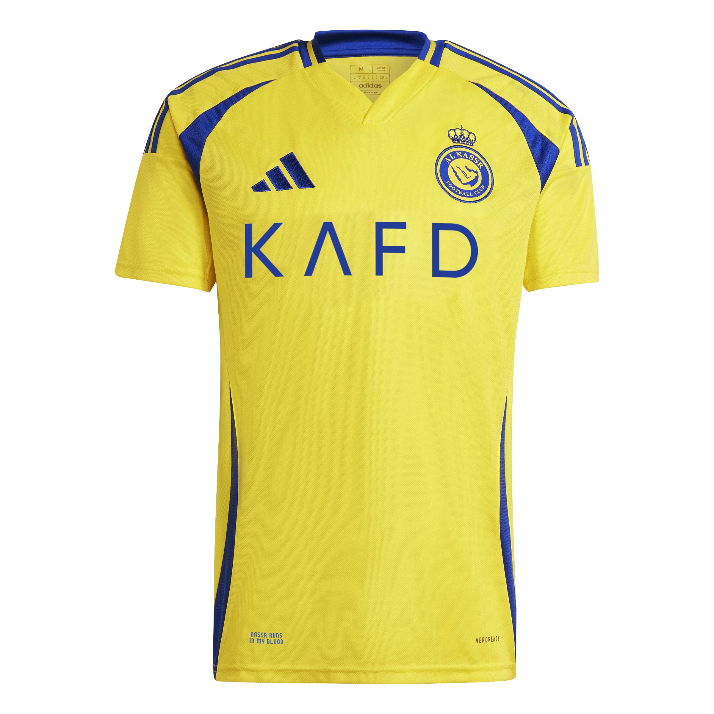 CAMISETA AL NASSR 2024 2025 TITULAR AMARILLO ORIGINAL ADIDAS - 1
