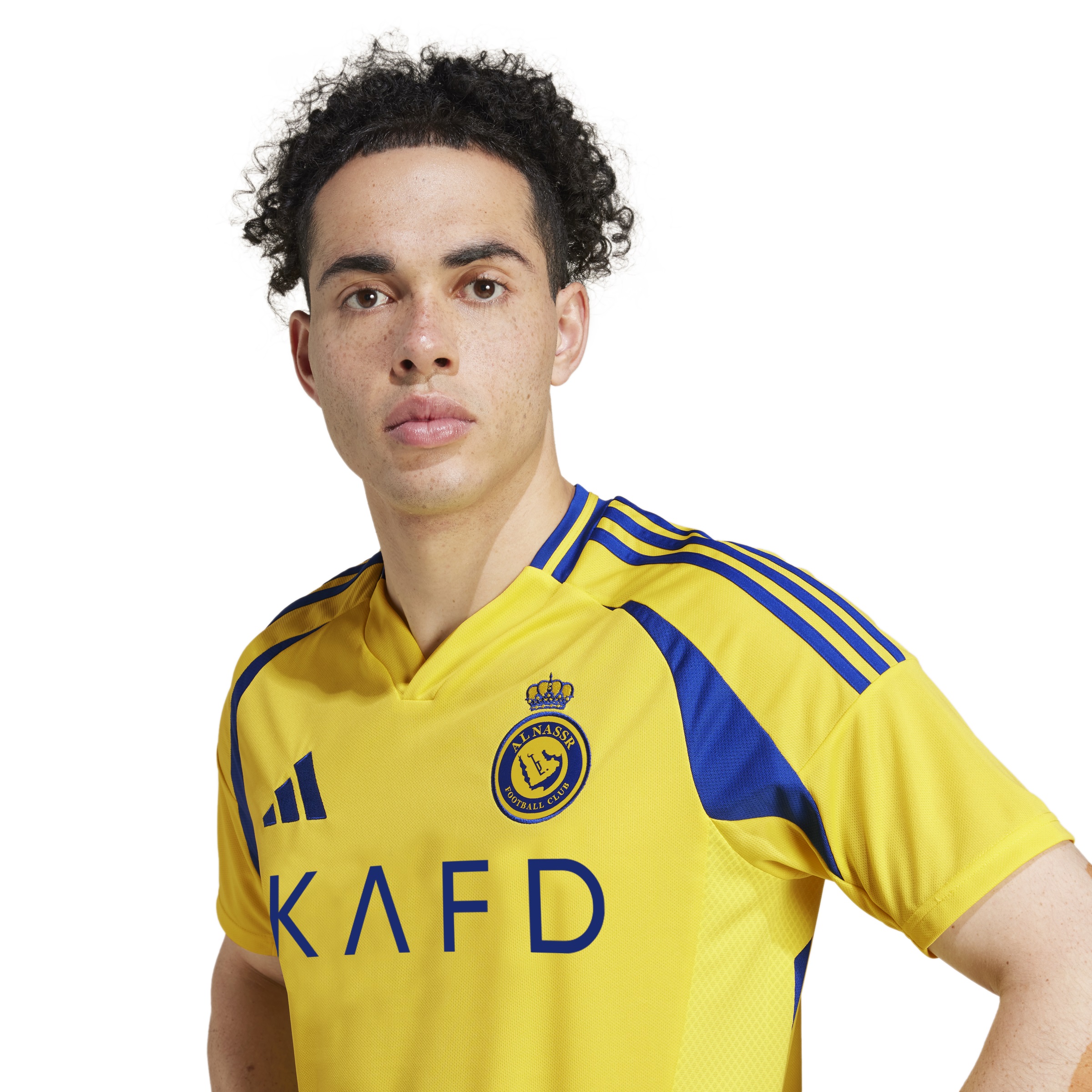 CAMISETA AL NASSR 2024 2025 TITULAR AMARILLO ORIGINAL ADIDAS - 4