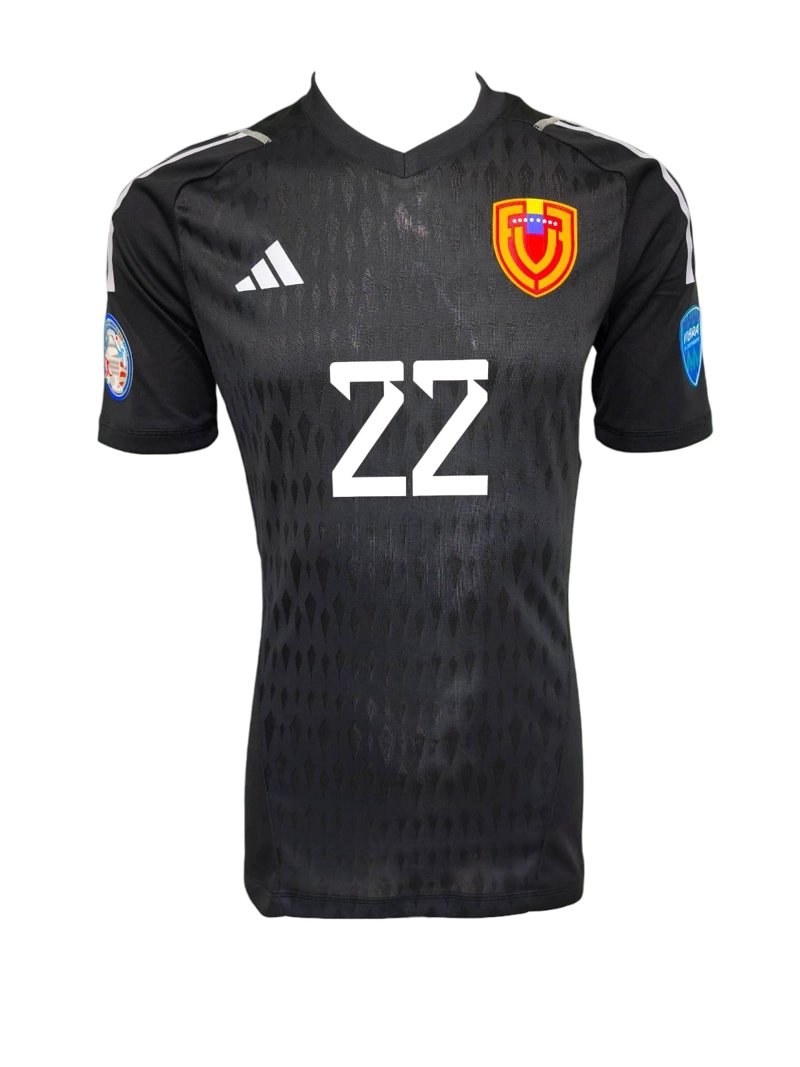 CAMISETA VENEZUELA 2024 2025 ARQUERO N22 ROMO + PARCHES - 1
