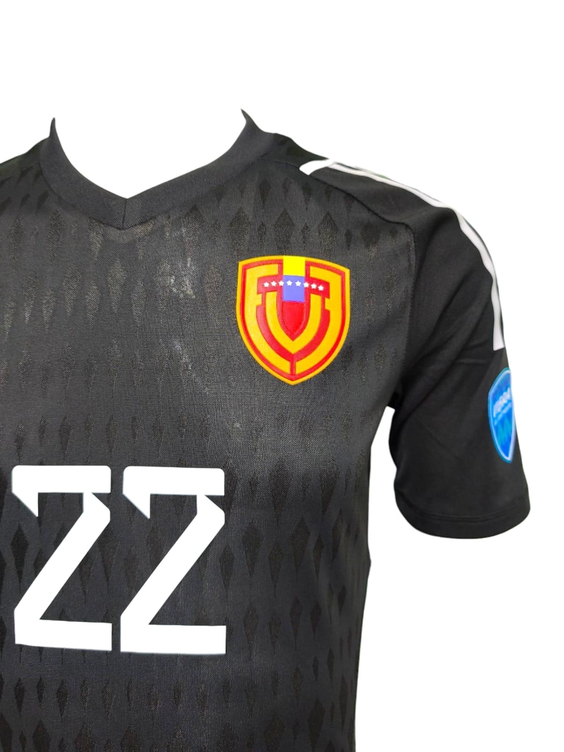 CAMISETA VENEZUELA 2024 2025 ARQUERO N22 ROMO + PARCHES - 3