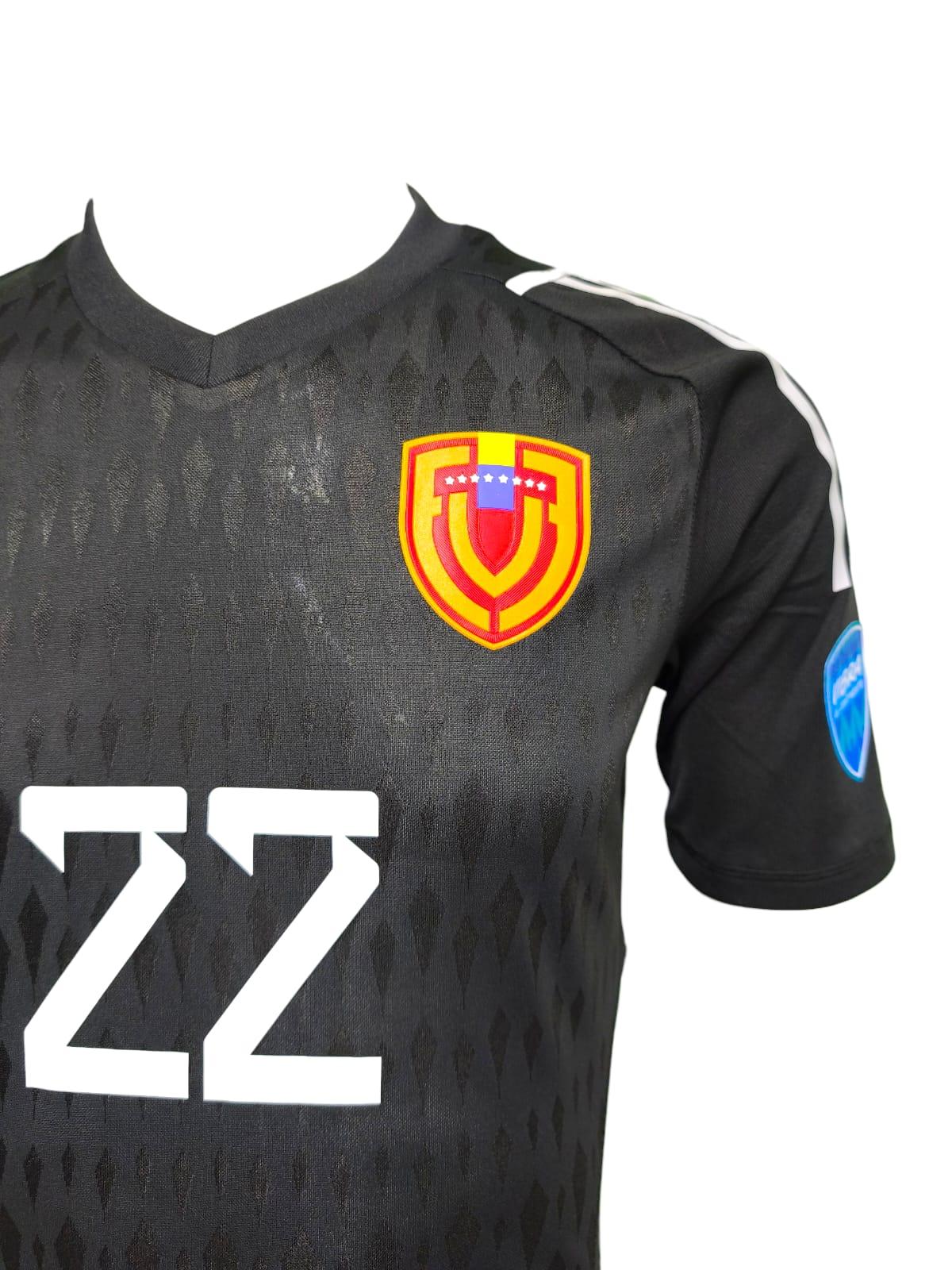 CAMISETA VENEZUELA 2024 2025 ARQUERO N22 ROMO + PARCHES - 3