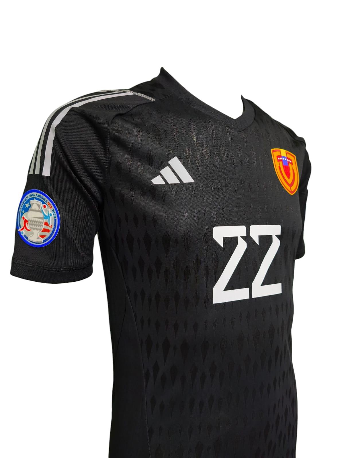 CAMISETA VENEZUELA 2024 2025 ARQUERO N22 ROMO + PARCHES - 4