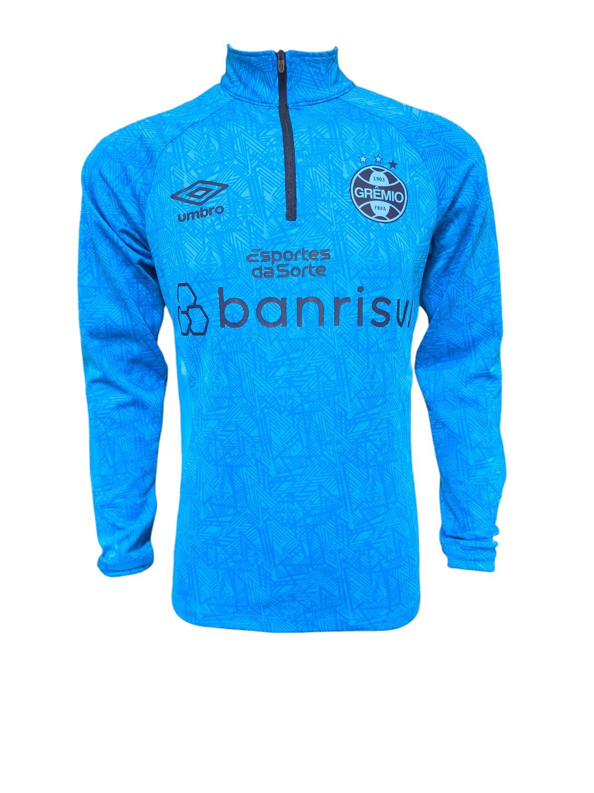 POLERON GREMIO 2024 ENTRENAMIENTO ORIGINAL UMBRO Celeste M