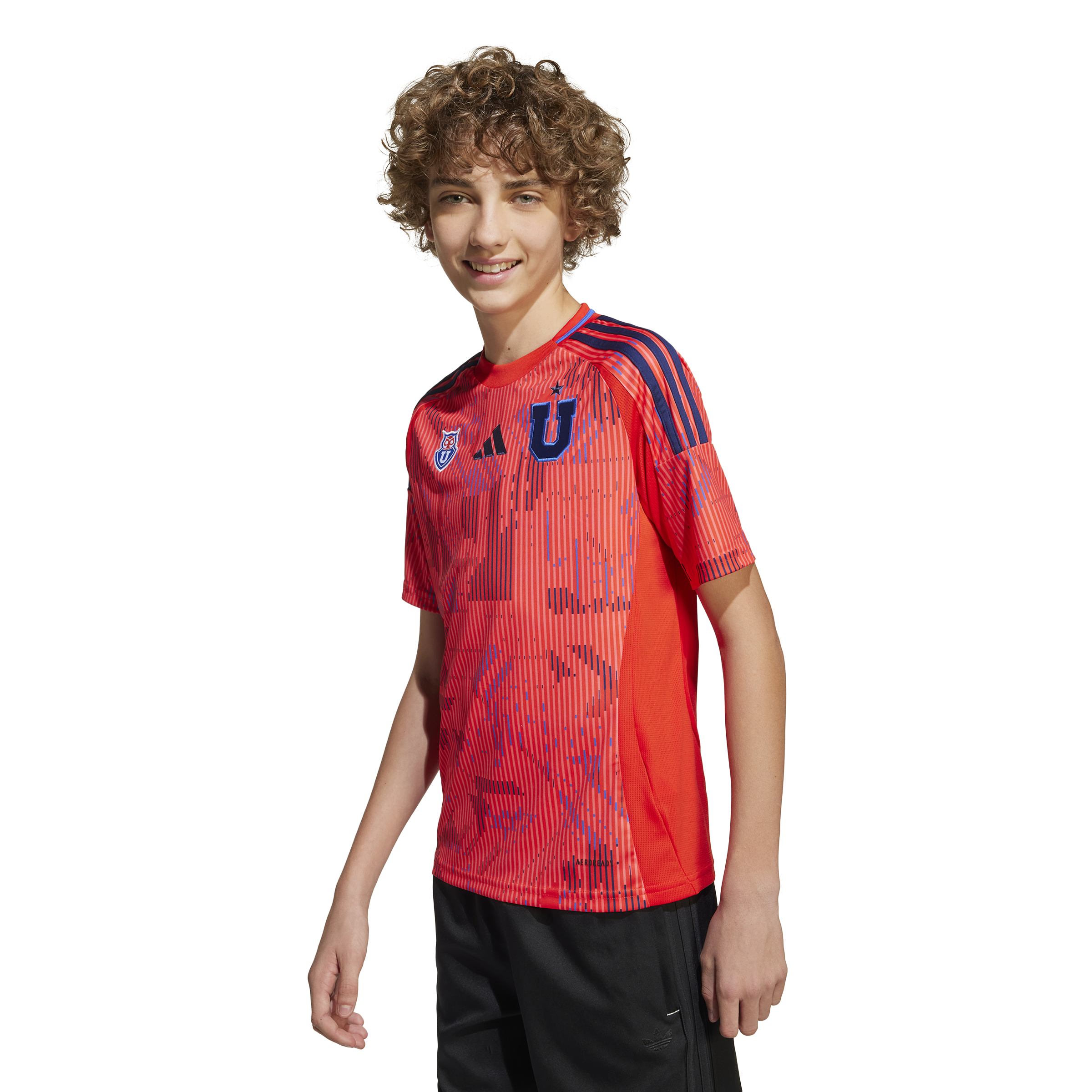 CAMISETA UNIVERSIDAD DE CHILE 2025 INFANTIL VISITA ADIDAS - 2