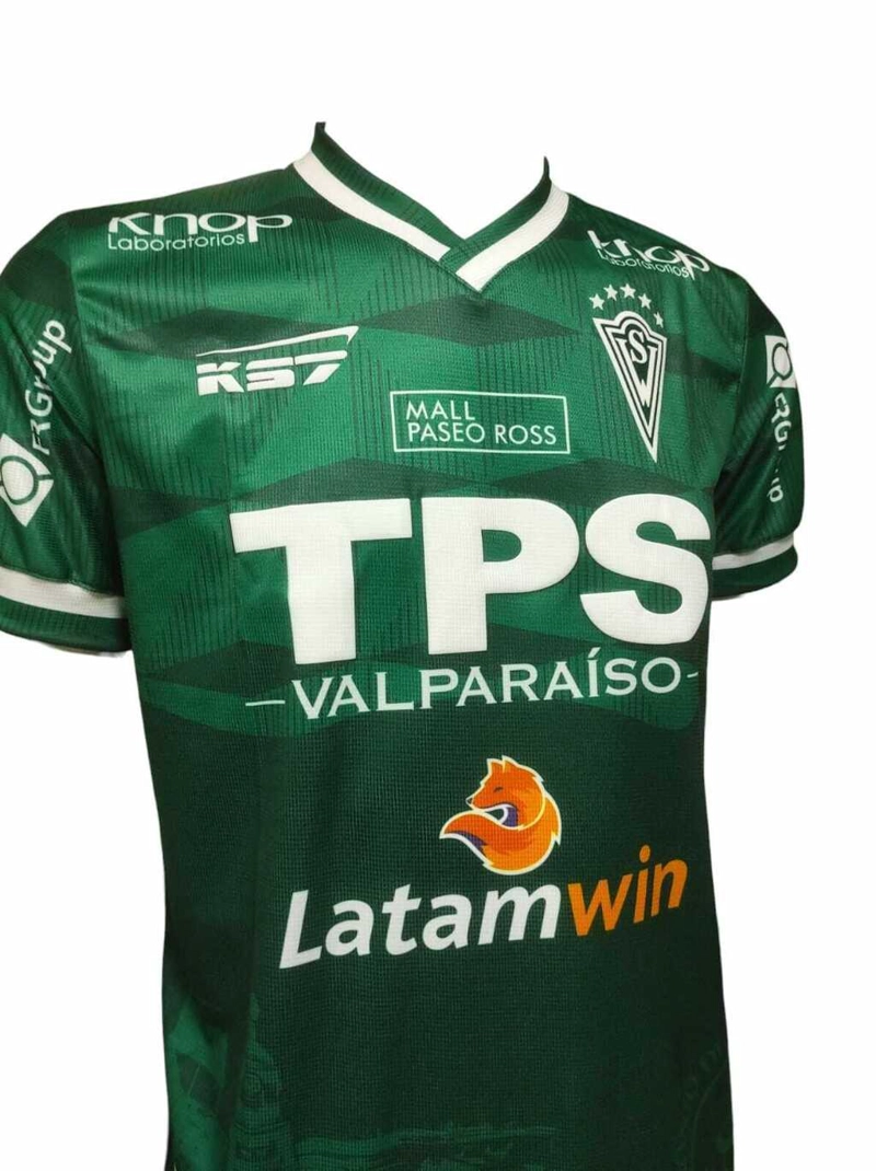 CAMISETA SANTIAGO WANDERERS 2025 NIÑO TITULAR ORIGINAL KS7 - 2