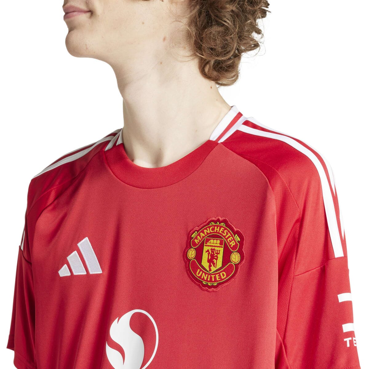 CAMISETA MANCHESTER UNITED 2024 2025 TITULAR NUEVA ADIDAS - ROJO - XXL - 3