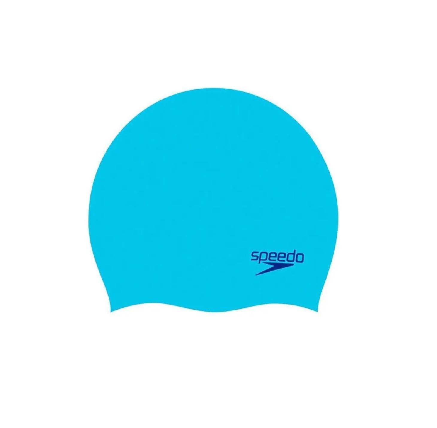 GORRA NATACION SILICONA MOULDED JUNIOR SPEEDO - AZUL - TAMAÑO UNICO - 1