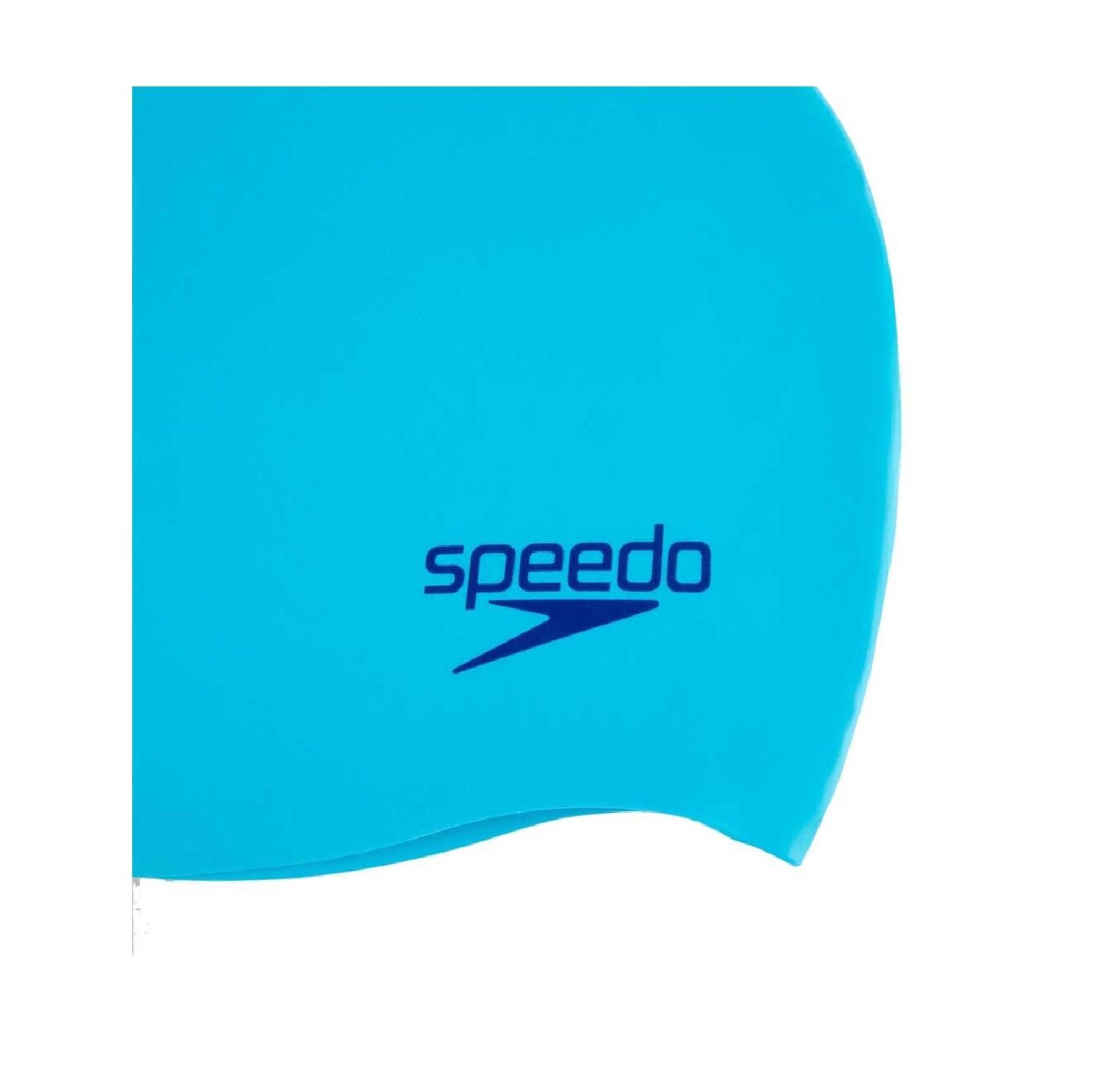 GORRA NATACION SILICONA MOULDED JUNIOR SPEEDO - AZUL - TAMAÑO UNICO - 2