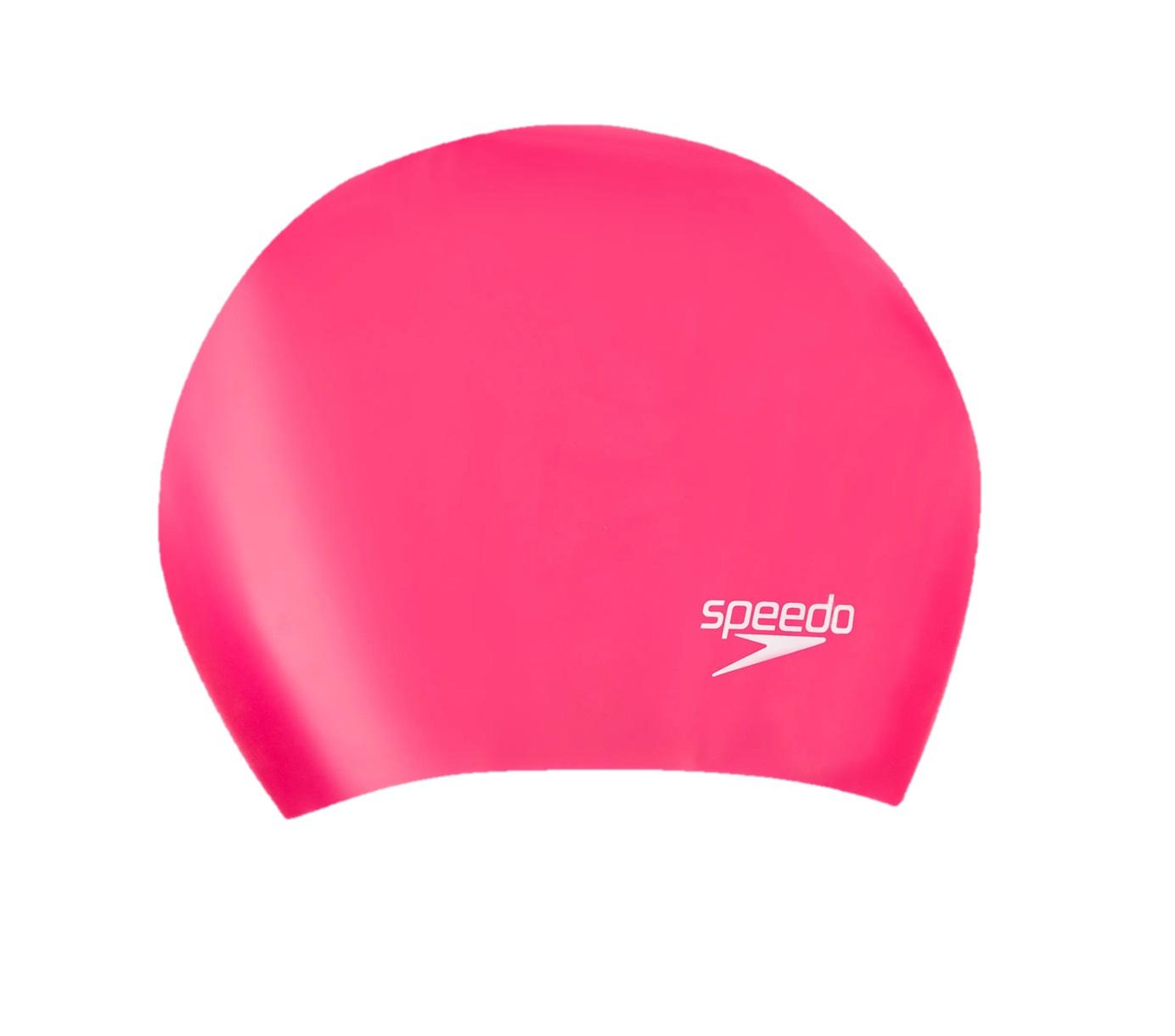 GORRA NATACION SILICONA LONG HAIR COLORES SPEEDO - MORADO - TAMAÑO UNICO - 1