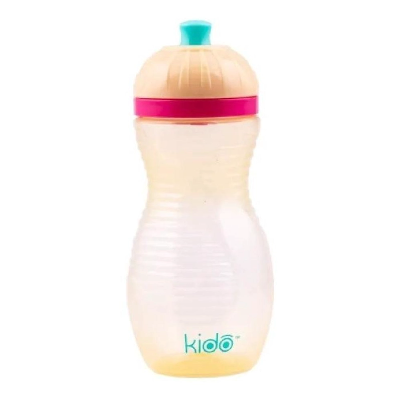 BOTELLA INFANTIL CON BOMBILLA 380ML NUEVA ORIGINAL KIDO - 1