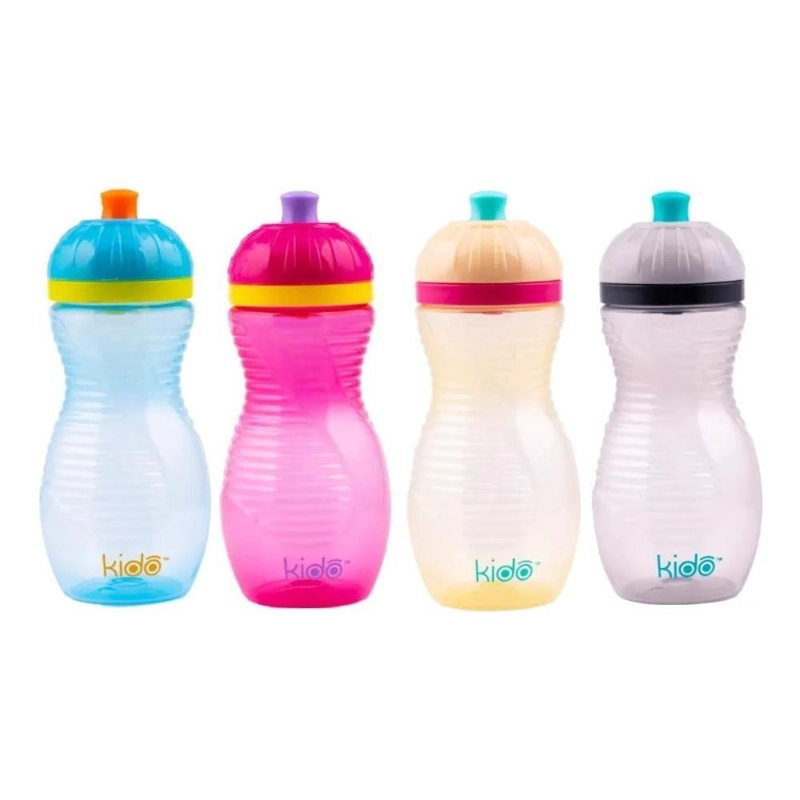 BOTELLA INFANTIL CON BOMBILLA 380ML NUEVA ORIGINAL KIDO - 2