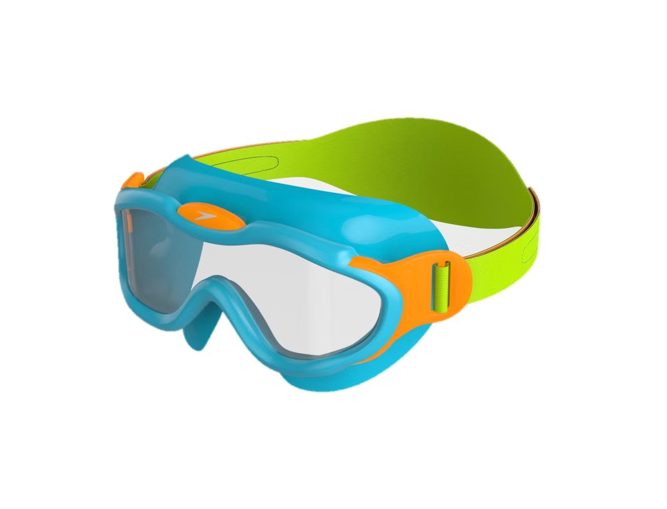 LENTE NATACION INFANTIL MASK SQUAD COLORES SPEEDO - TURQUESA - TAMAÑO UNICO - 1