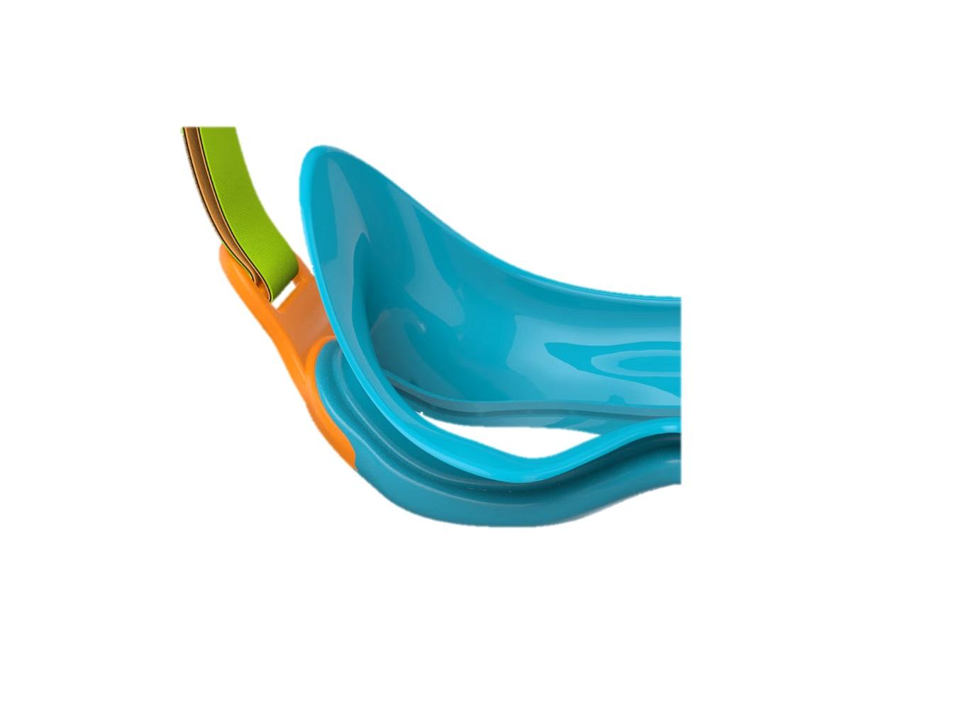 LENTE NATACION INFANTIL MASK SQUAD COLORES SPEEDO - TURQUESA - TAMAÑO UNICO - 4