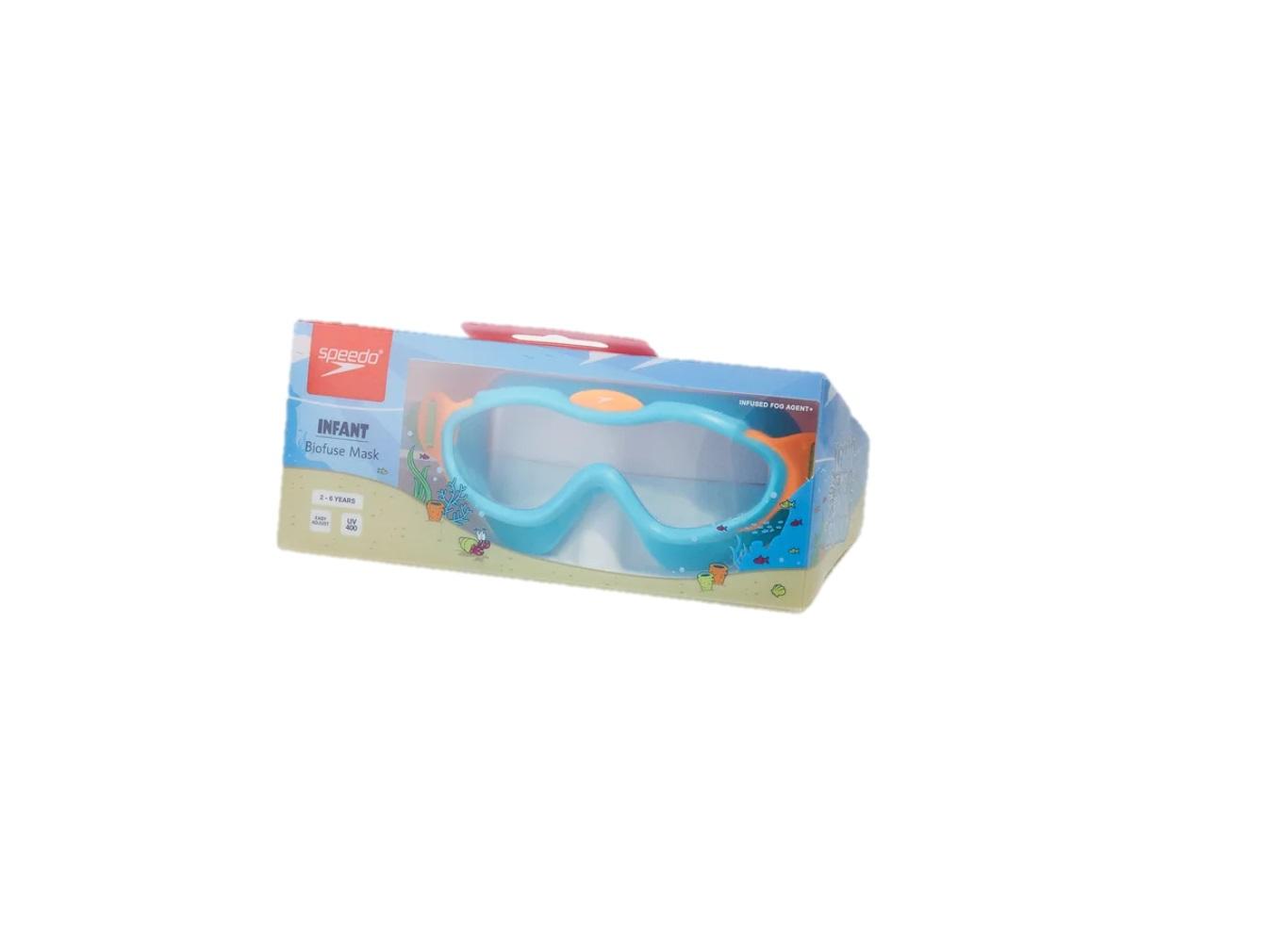 LENTE NATACION INFANTIL MASK SQUAD COLORES SPEEDO - TURQUESA - TAMAÑO UNICO - 5