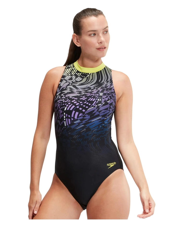 TRAJE BAÑO DRIZZLE HYDRASUIT MUJER SPEEDO - NEGRO - 34 - 1
