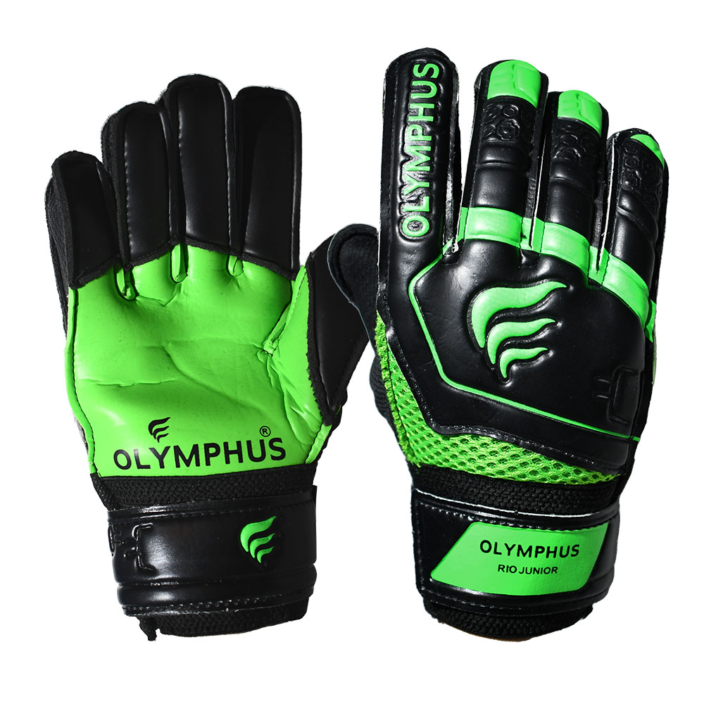GUANTES ARQUERO RIO JUNIOR FE RULA VERDE NIÑO OLYMPHUS - 1