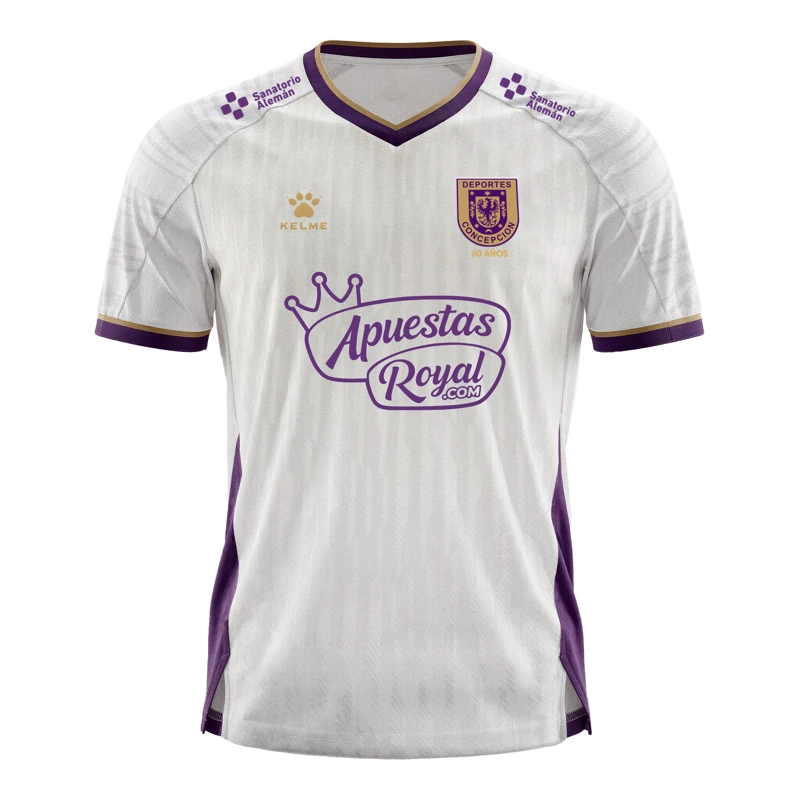 CAMISETA DEPORTES CONCEPCION 2026 VISITA ORIGINAL KELME Blanco S