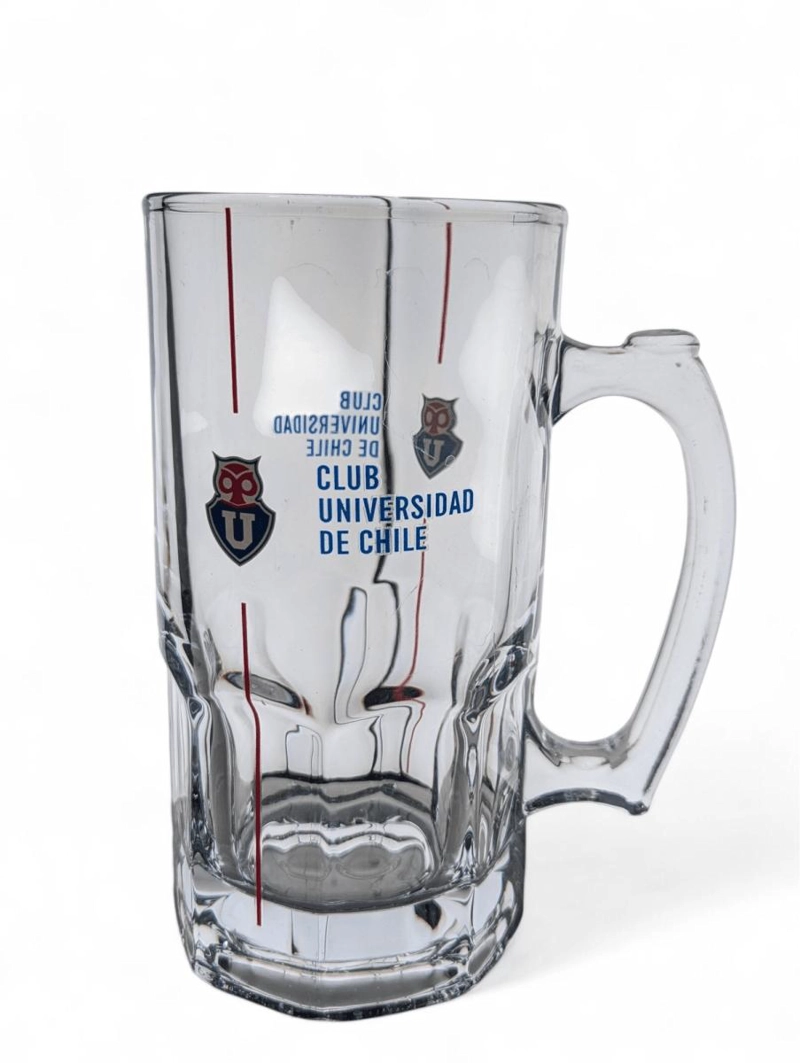 SCHOPERO UNIVERSIDAD DE CHILE VIDRIO 1 LT. PRODUCTO OFICIAL - 1