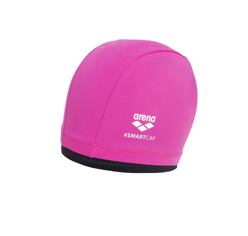 GORRA NATACION LONG HAIR LYCRA SMARTCAP NUEVO ORIGINAL ARENA - NEGRO-FUCSIA - TAMAÑO UNICO - 1