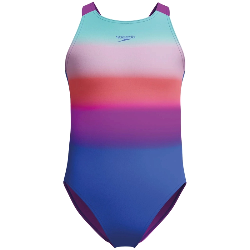 TRAJE BAÑO CLASICO DIGI  PULSEBACK MUJER SPEEDO - AZUL - 34 - 3