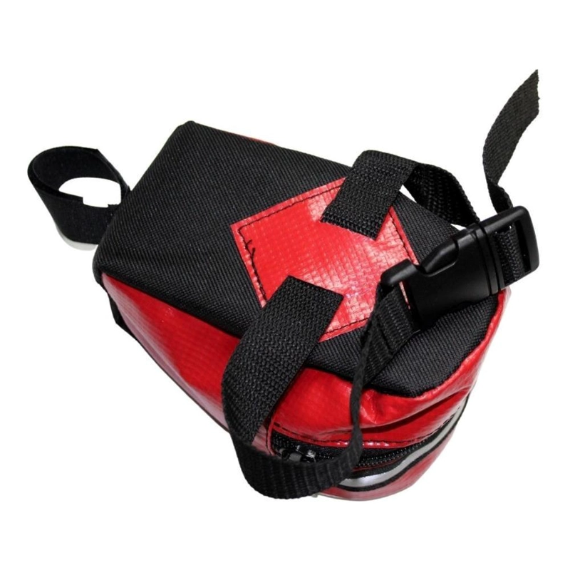 BOLSO SILLIN BICICLETA IMPERMEABLE ROJO NUEVO ON WHEELS - 2