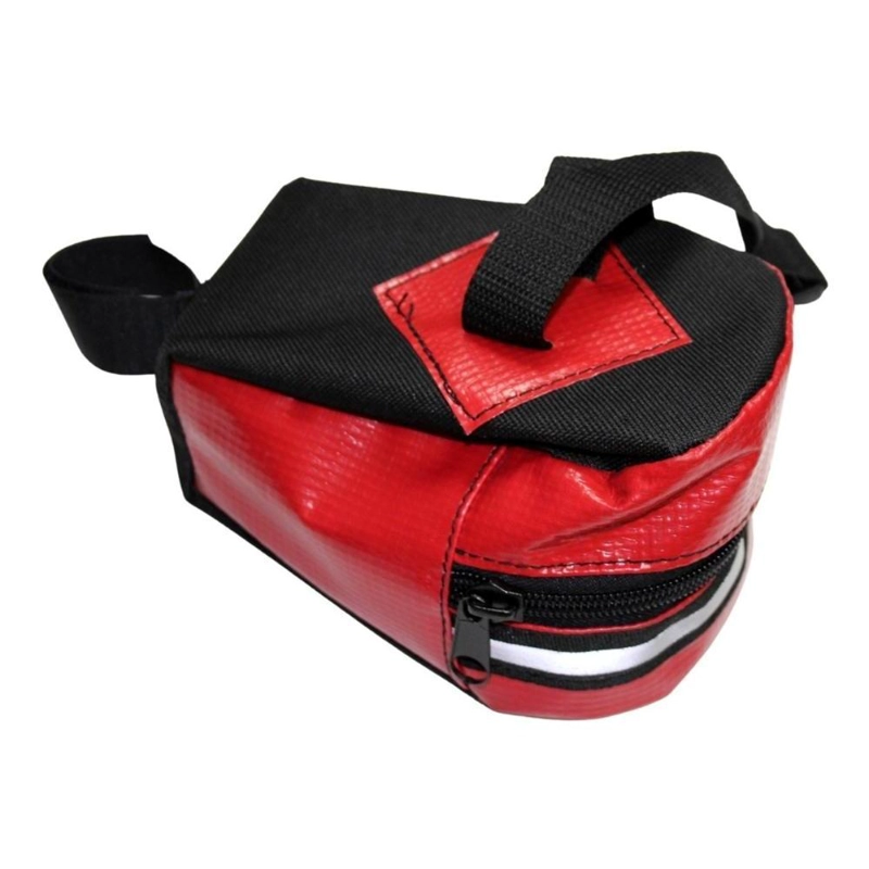 BOLSO SILLIN BICICLETA IMPERMEABLE ROJO NUEVO ON WHEELS - 3