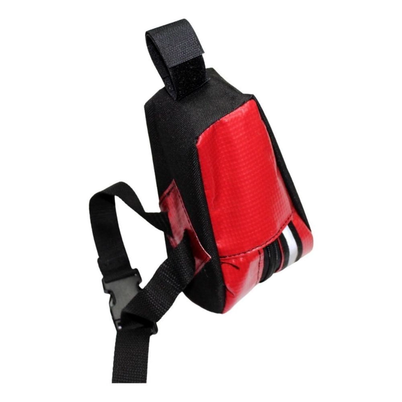 BOLSO SILLIN BICICLETA IMPERMEABLE ROJO NUEVO ON WHEELS - 4
