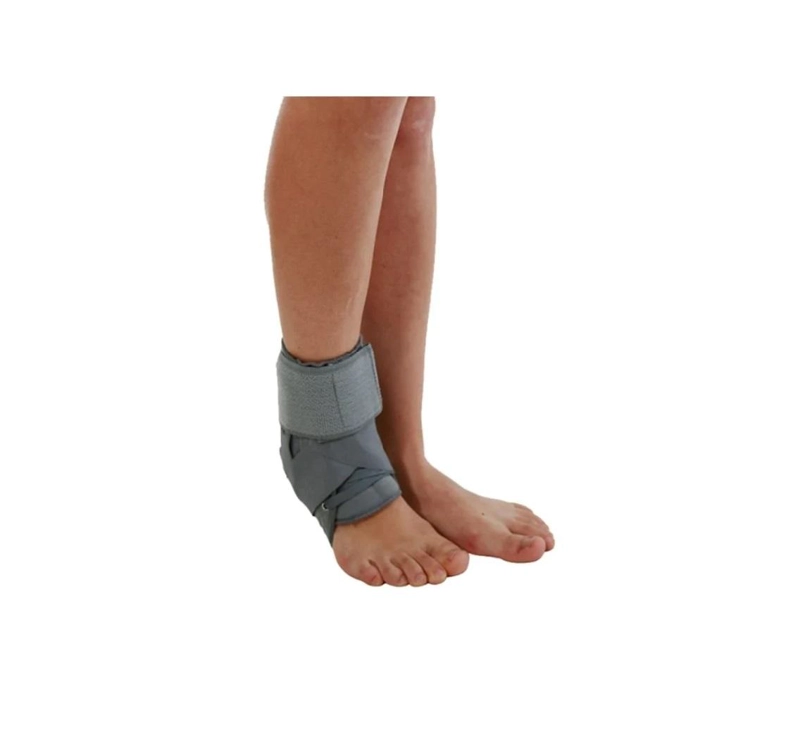 TOBILLERA ESTABILIZADORA ORTOPEDICA CON FERULA BLUNDING - GRIS - XL - 2