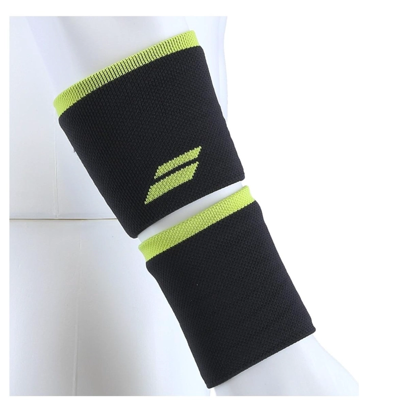 MUÑEQUERA TENIS JUMBO LOGO BABOLAT - NEGRA-VERDE - TAMAÑO UNICO - 3