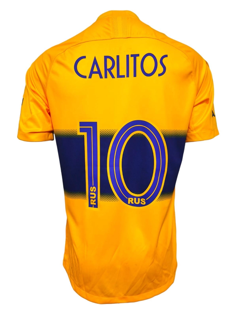 CAMISETA BOCA JUNIORS 2019 2020 VISITA N10 CARLITOS NIKE - 4