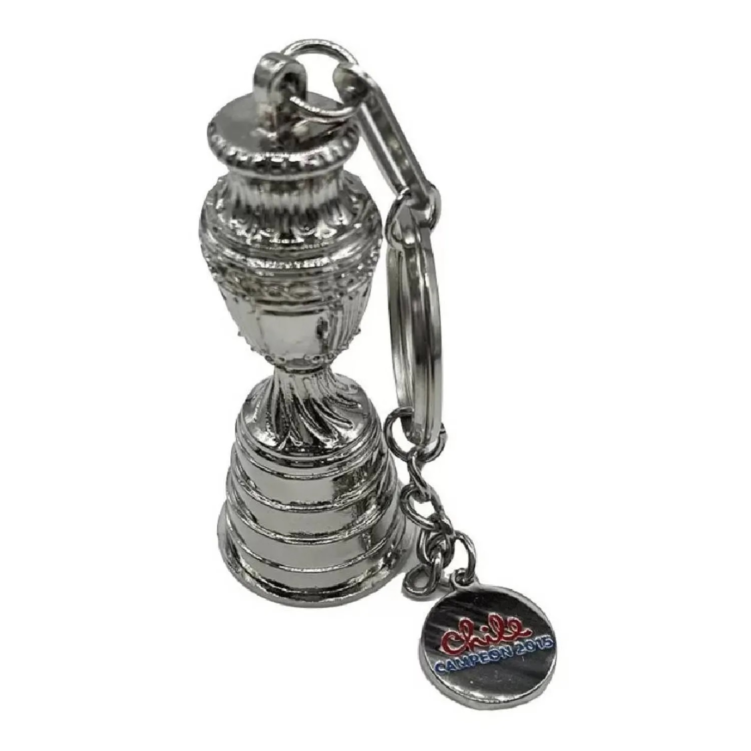 SET MEDALLA + LLAVERO CHILE COPA AME RICA 2015 OFICIAL MILLED - 2