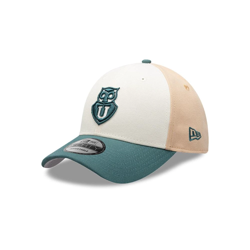 JOCKEY UNIVERSIDAD DE CHILE 2026 ESCUDO BEIGE NEW ERA - 1