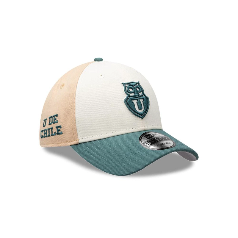 JOCKEY UNIVERSIDAD DE CHILE 2026 ESCUDO BEIGE NEW ERA - 2