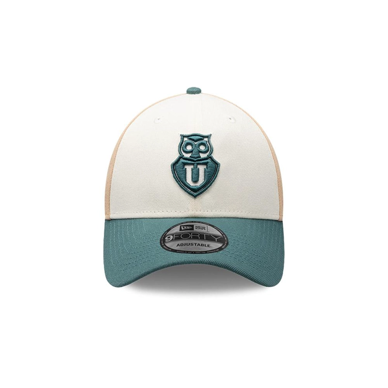 JOCKEY UNIVERSIDAD DE CHILE 2026 ESCUDO BEIGE NEW ERA - 3