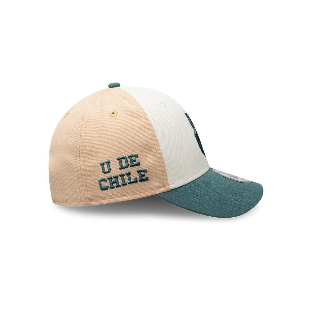 JOCKEY UNIVERSIDAD DE CHILE 2026 ESCUDO BEIGE NEW ERA - 5