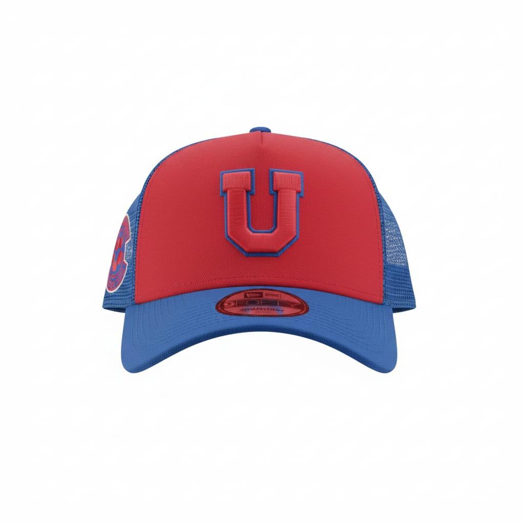 JOCKEY UNIVERSIDAD DE CHILE 2026 TRUCKER ROJO AZUL NEW ERA - 3