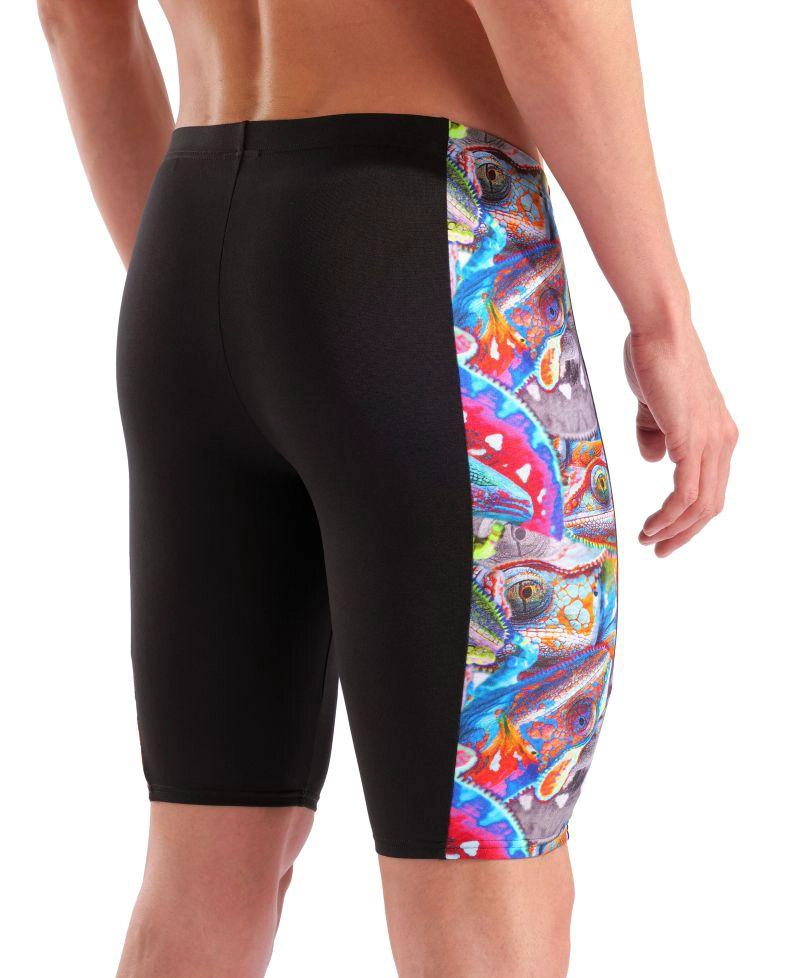 TRAJE BAÑO JAMMER IGUANAS COLORES ARENA - NEGRO - 40 - 2