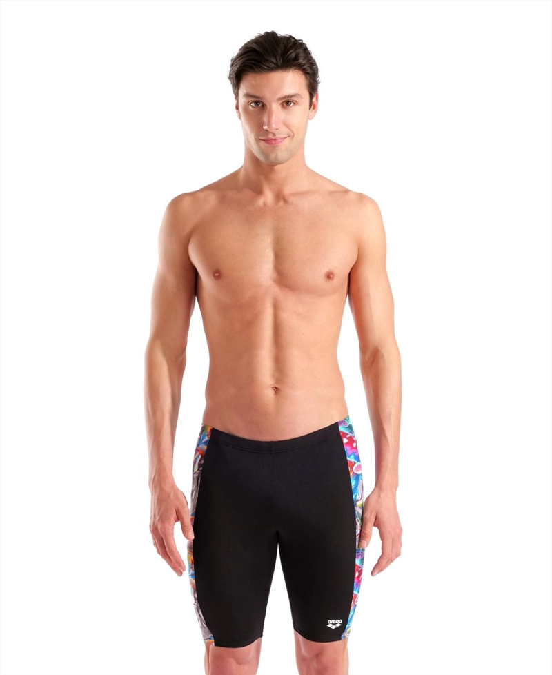 TRAJE BAÑO JAMMER IGUANAS COLORES ARENA - NEGRO - 40 - 3
